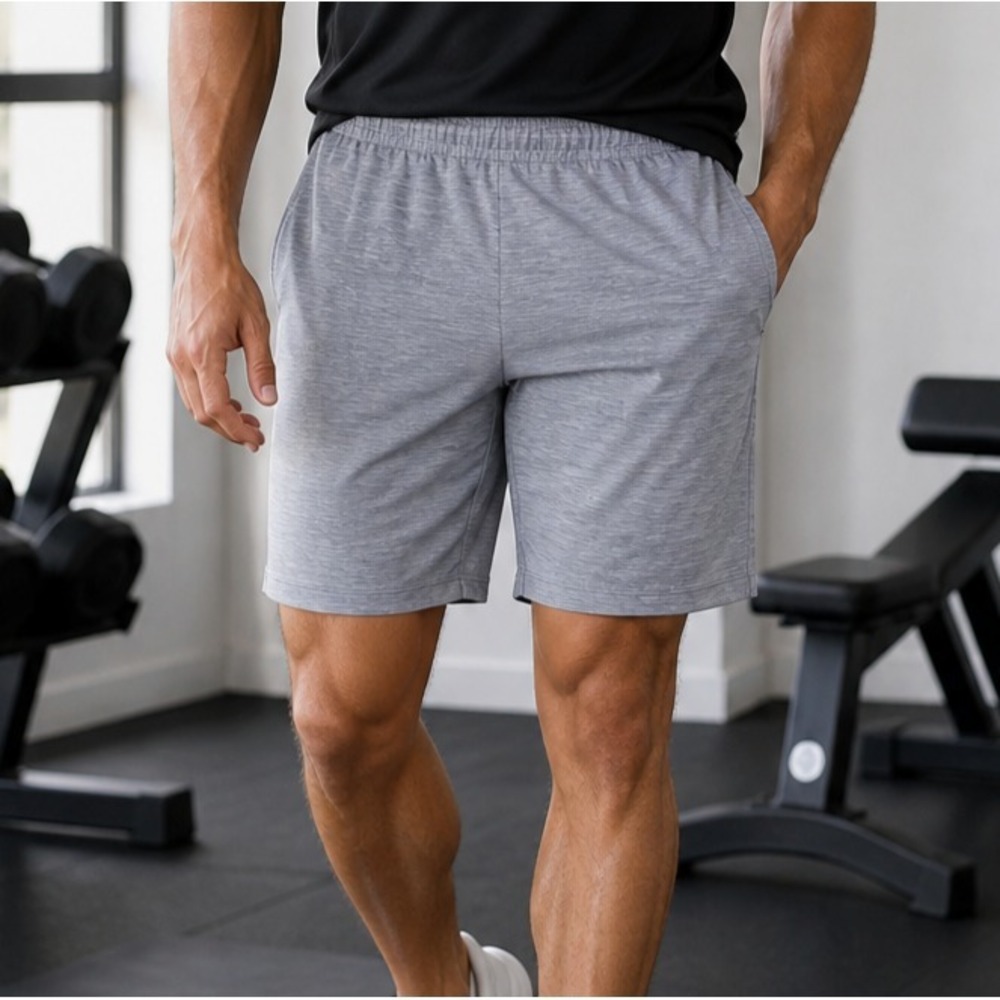 NWT Lululemon Mens Pace Breaker Shorts Small Gray Athleisure Luxe Running Gym